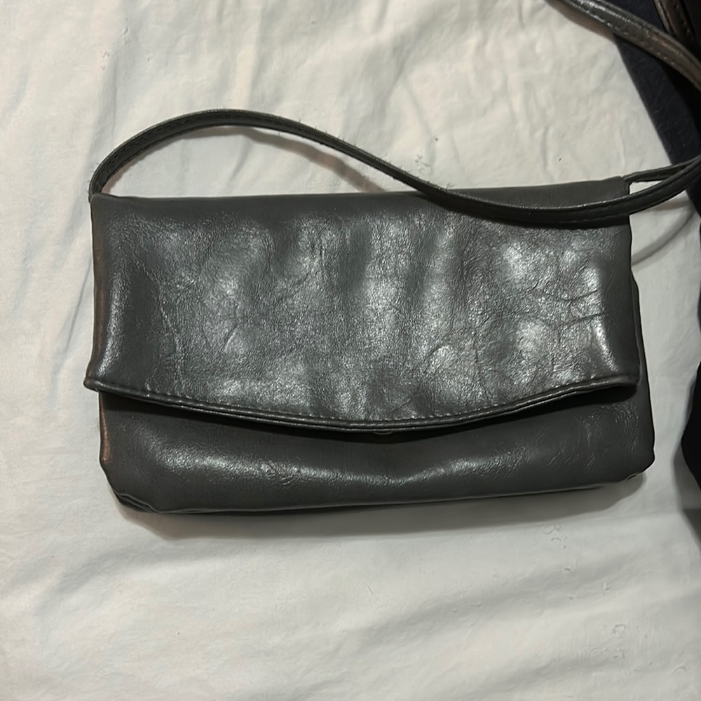 Gray crossbody purse/wallet